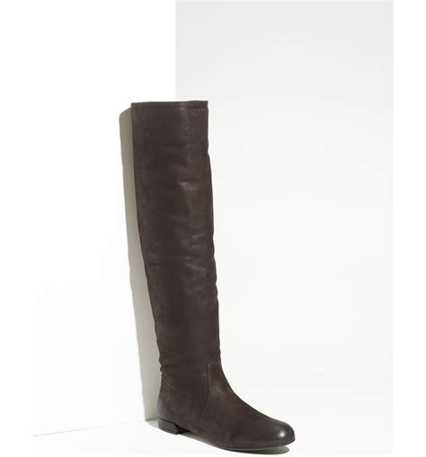 over knee boots flat prada|Prada Livermore.